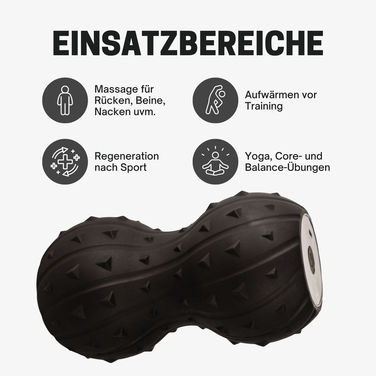 Elektrische Faszienrolle Fitnessrolle Vibrations-Massagerolle Knieroll Hermex.ch Elektrische Faszienrolle Fitnessrolle Vibrations-Massagerolle Knieroll Hermex.ch