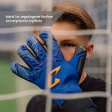 Fussballhandschuhe Pulse X Blue Gr. 9 Torwart Goalie Handschuhe