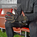 Fussballhandschuhe Revolution Gold Gr. 10 Torwart Goalie Handschuhe