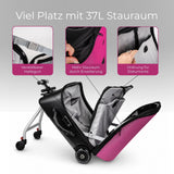 2in1 Kinderwagenkoffer Handgepäck Buggy Trolley Hartschalenkoffer