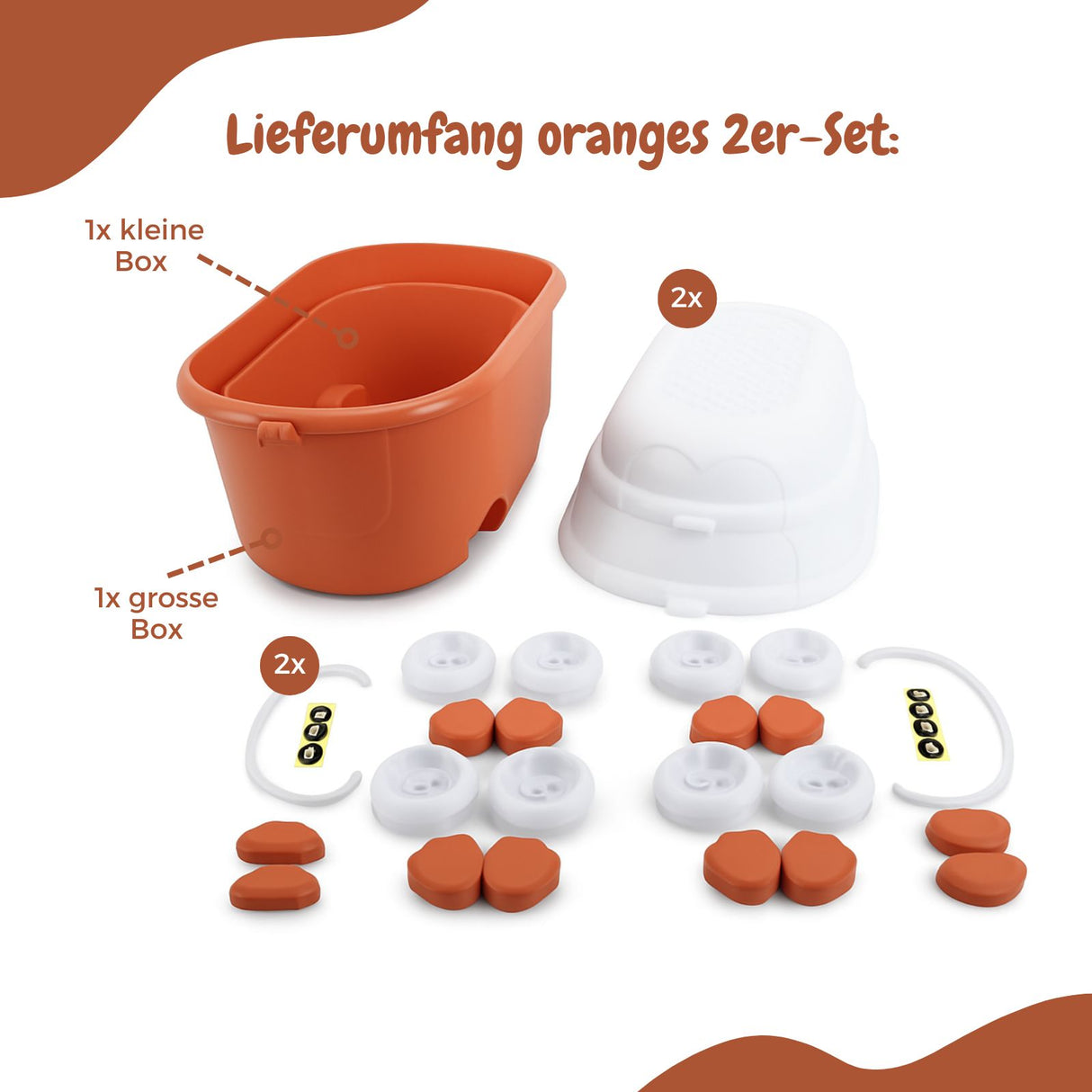 4er-Set Spielzeugkiste Organizer Spielzeug-Aufbewahrungsbox Truhe