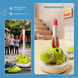 3in1 Geschicklichkeitsspiel für Kinder Ringwurf Hüpfspiel Raketenstart