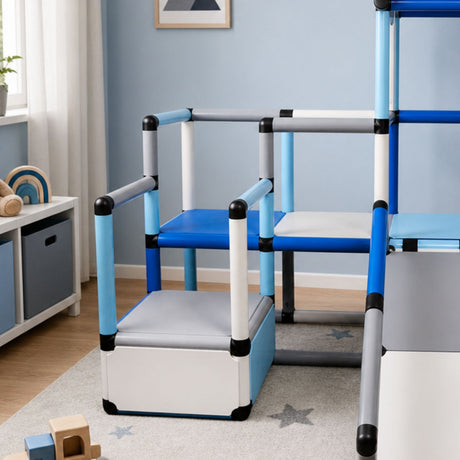 Klettergerüst für Kinder mit Rutsche Kletterturm Spielturm Spielplatz