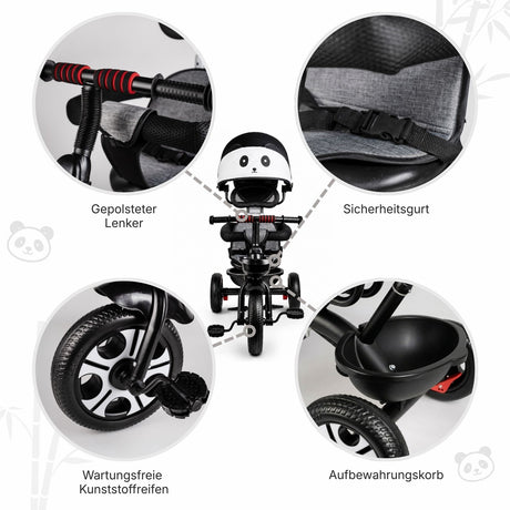 Kinder-Dreirad Anpassbares Dreirad 4in1 Dreirad Kleinkind-Dreirad