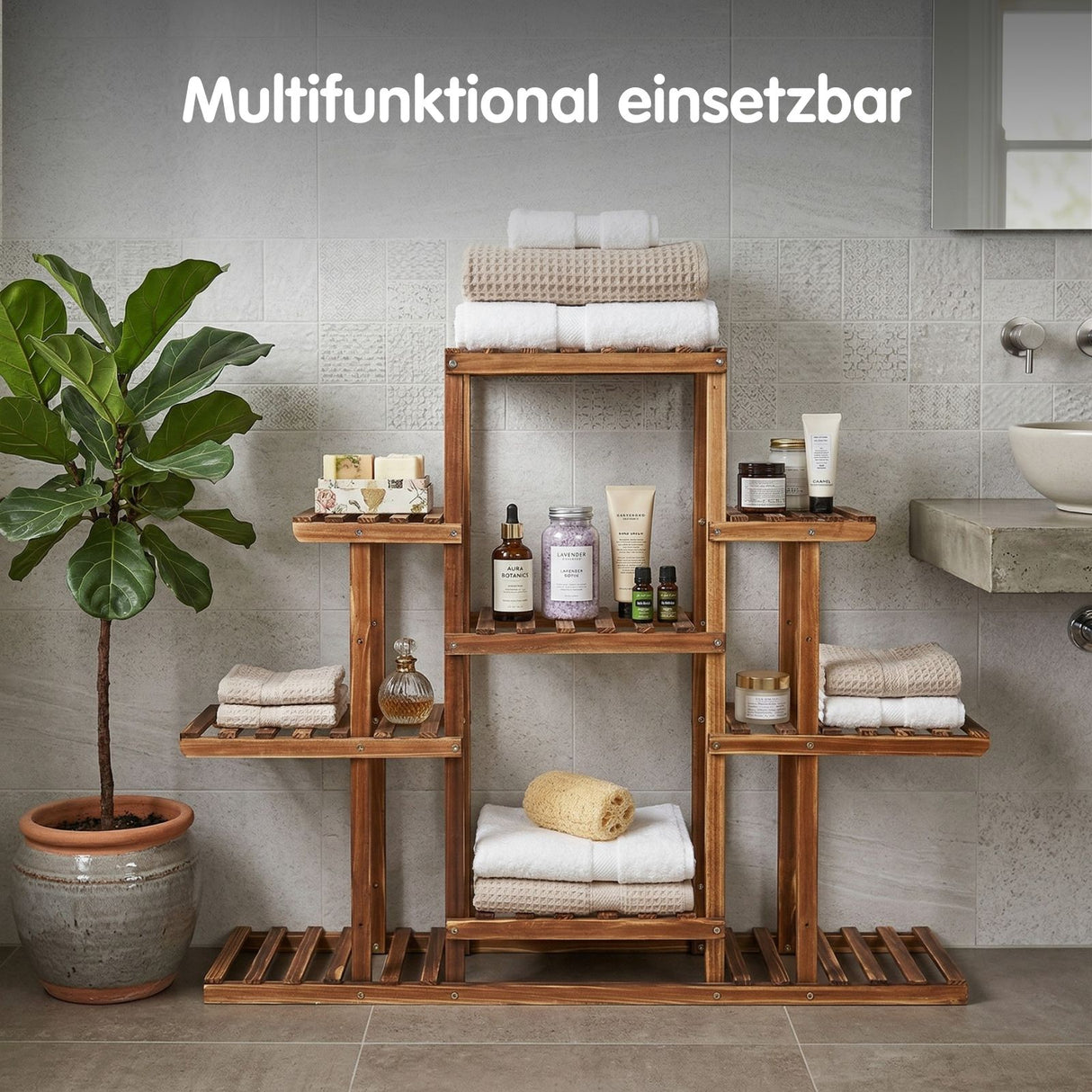 XXL-Pflanzenständer Blumenständer Pflanzenregal Blumentreppe