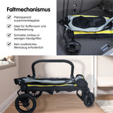 2in1 Haustier-Reisebuggy Hunde-Autositz-Buggy Hundebuggy Haustierwagen