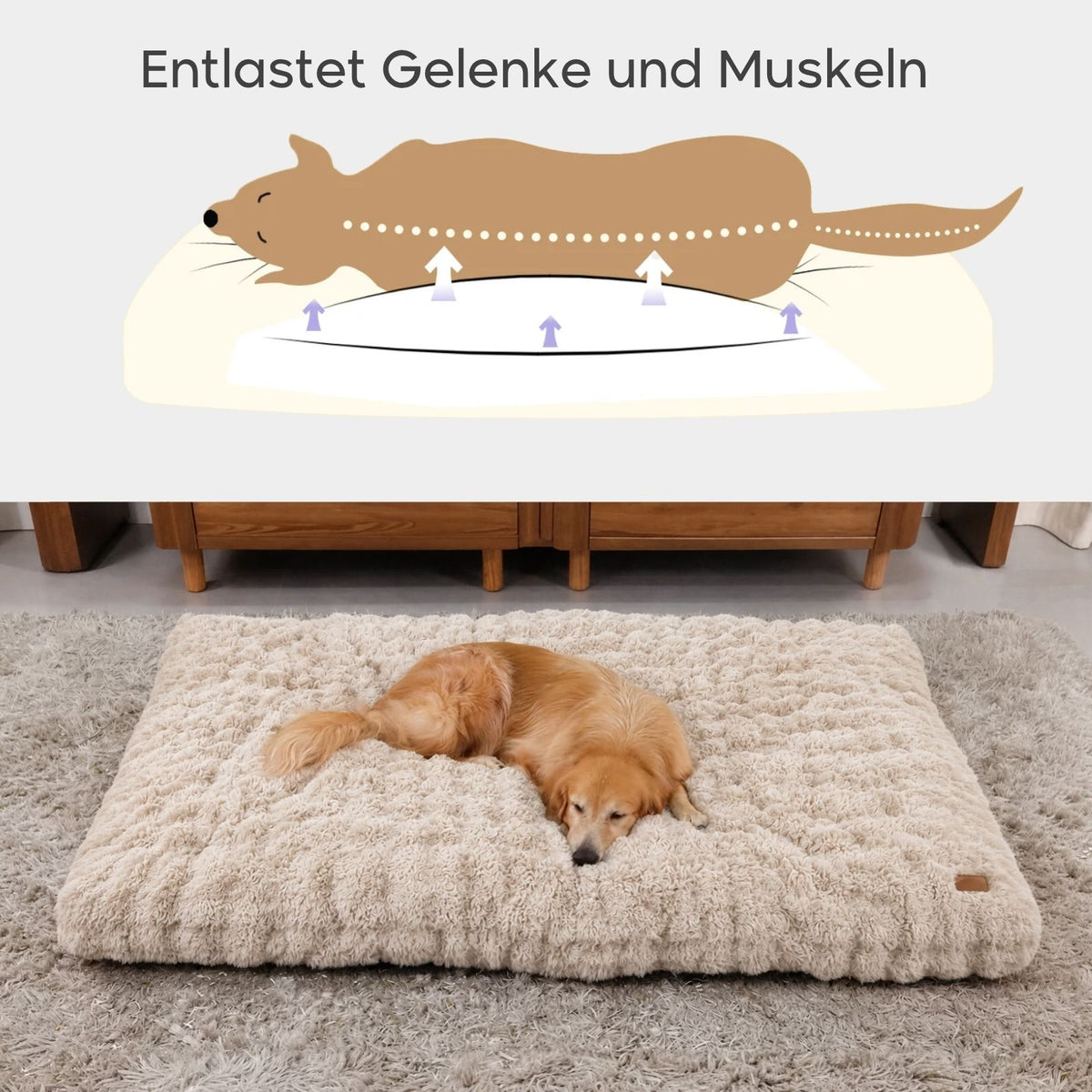 Kuschelbett Grösse 4XL Hundebett Schlafplatz Hundekissen Haustierbett