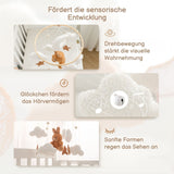 Mobile mit Halterung Hase Braun Babymobile mit Mobilearm