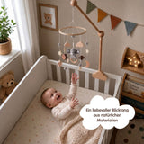 Mobile mit Halterung Elefant Babymobile mit Glockenhalter