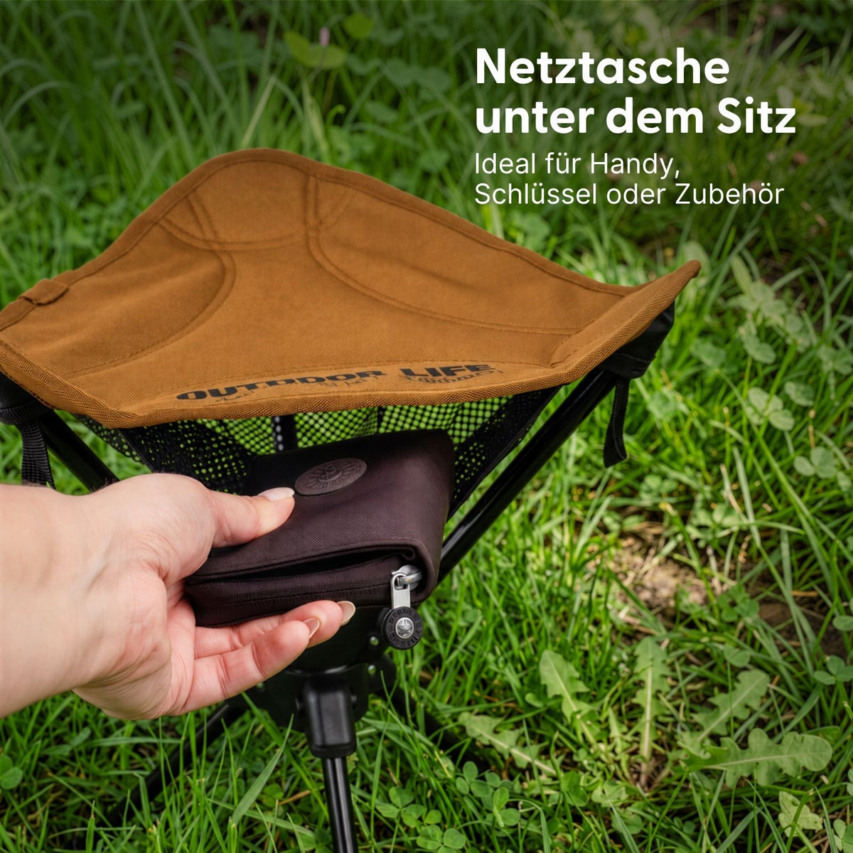 Campinghocker Outdoor-Sitzhocker Klapphocker Angelhocker Falthocker
