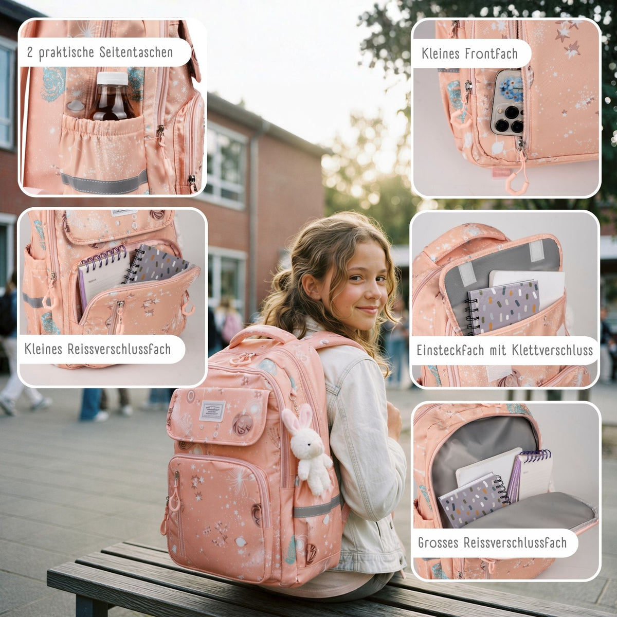 Schulrucksack Schulthek Primarschul-Rucksack Schulranzen Schuelzgi