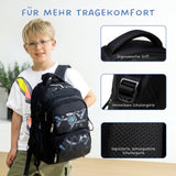 Rucksacktrolley Schulrucksack Schulthek Reiserucksack Kofferrucksack