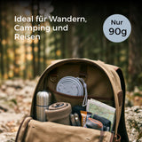 Faltbarer Silikonbecher mit Deckel Trinkbecher Faltbecher Reisebecher