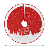 Weihnachtsbaumdecke Christbaum-Rock Tannenbaum-Teppich Baumrock-Matte