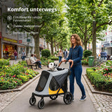 Buggy für Hunde Gr. XL Hundewagen Haustierwagen Pet Stroller Tierbuggy