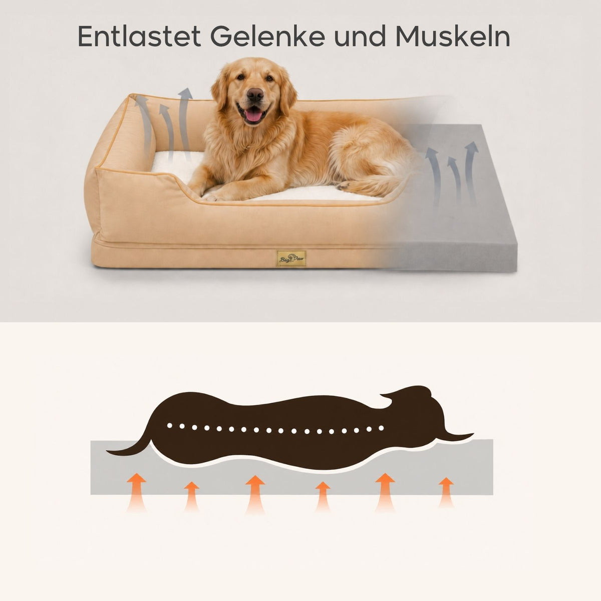 Haustierbett Grösse XXL Schlafplatz Kuschelbett Liegeplatz Hundebett