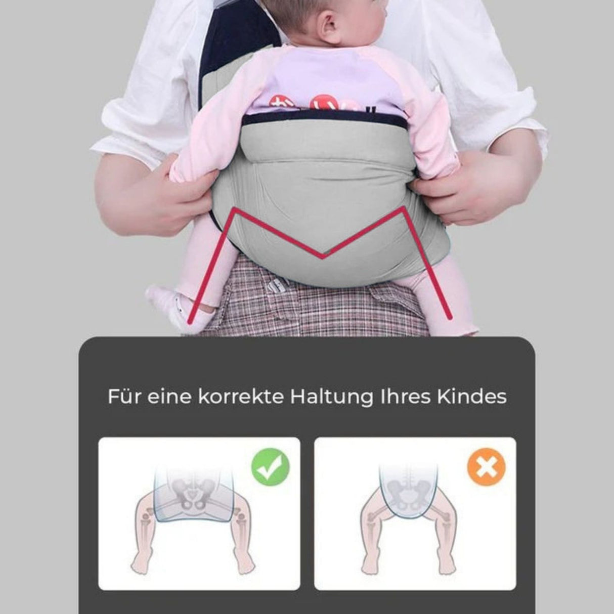 Babytragetuch Babytragehilfe Baby Tragegurt Baby Trageschlinge