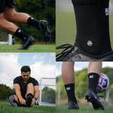 Fussballsocken Gr. 31-35 Sportstrümpfe GripSoxx SE Schwarz