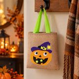 Halloween-Süssigkeitentasche Leinenbeutel Trick-or-Treat-Tasche Beutel