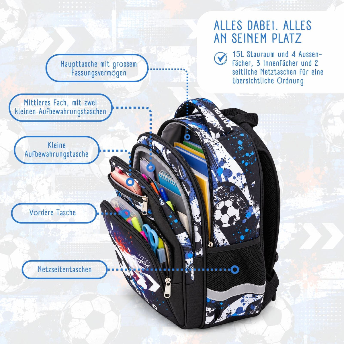 Primarschul-Rucksack Schulthek Schulranzen Schuelzgi Schulrucksack