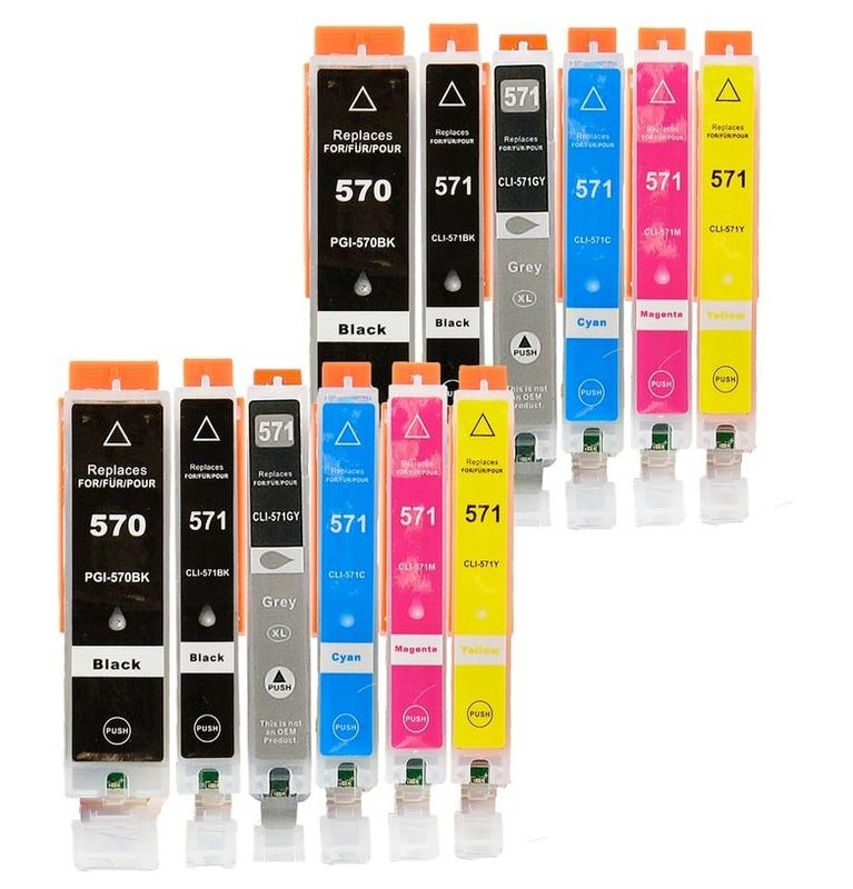 Alternative Tintenpatrone zu Canon PGI-570PGBK, CLI-571 XL