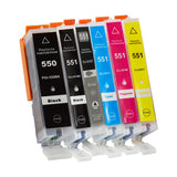 Alternative Tintenpatrone zu Canon PGI-550PGBK, CLI-551 XL