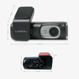 4K WiFi Dual-Dashcam Autofront-Kamera Onboard-Kamera Auto-Überwachung