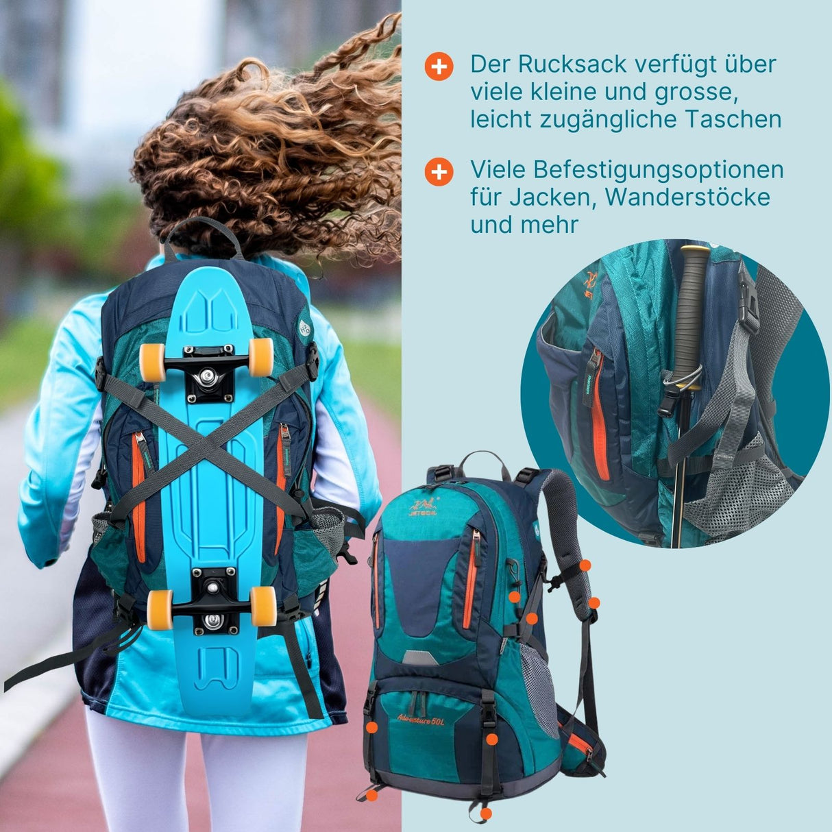 Wanderrucksack Trekkingrucksack Outdoorrucksack Camping-Rucksack