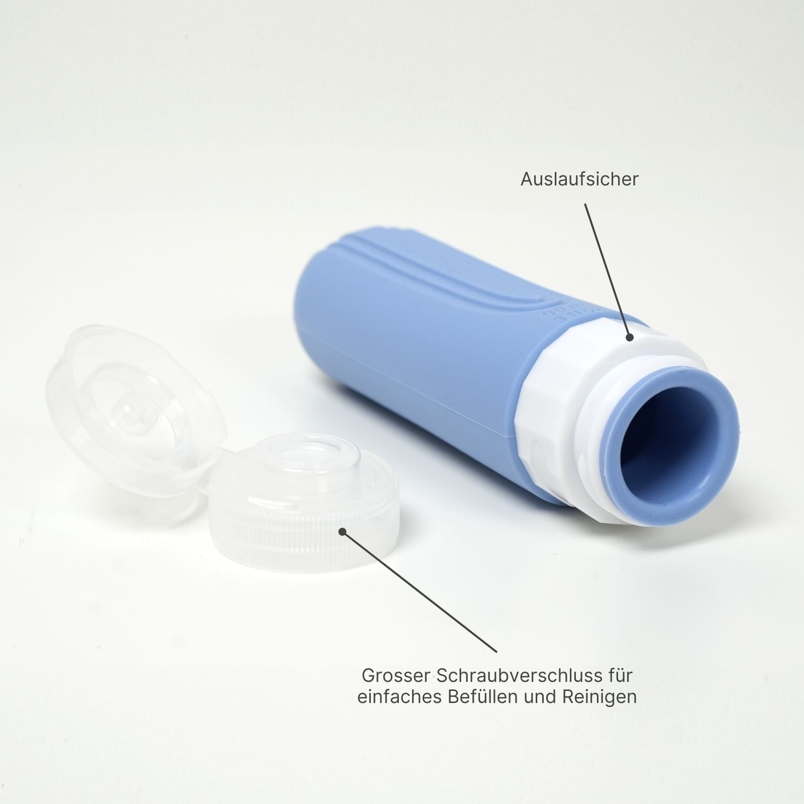 8 Silikon Flaschenhüllen Reißfest – Auslaufsicher, Dehnbar, Für Reise & Alltag, 96x35 Mm