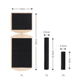 Balance-Brett Gleichgewichts-Brett Knöchel-Trainer Holzbrett Balance Board