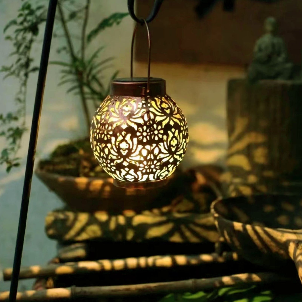 Outdoor Solarleuchte Gartenlaterne Solarlampe LED Laterne Solarlaterne