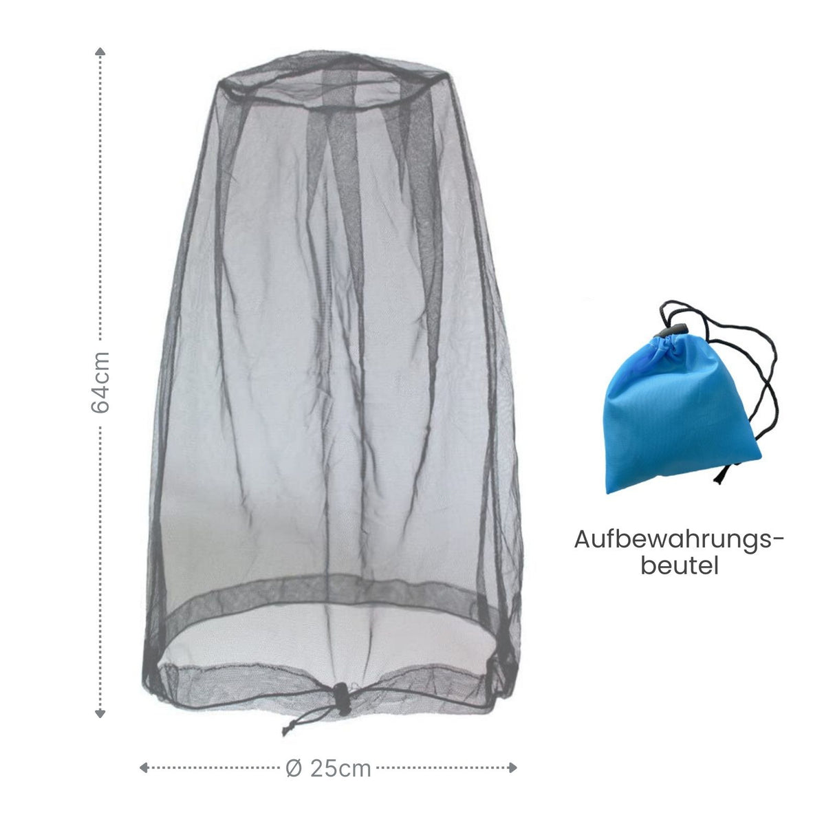 Moskitonetz Mückenschutz Kopfnetz Insektenschutznetz Netzhaube