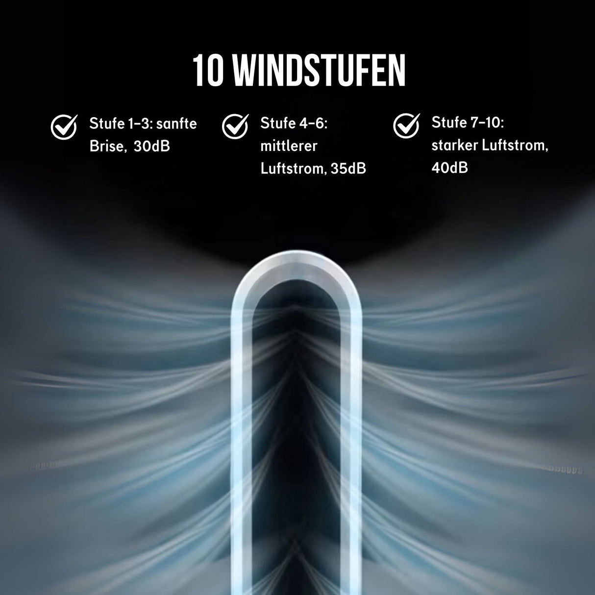 Turmventilator Hot & Cool Standventilator Standheizer Säulenventilator