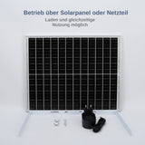 Solarventilator Camping-Ventilator Outdoor-Ventilator Bodenventilator
