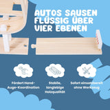Holz-Rollbahn Kugelbahn Kinderspielzeug Murmelbahn Holzspielzeug