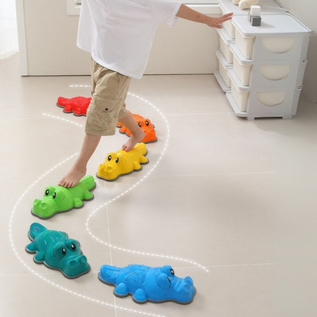 Balanciersteine Balance Trainer Fluss-Steine Balancespiel Trittsteine