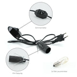 Himalaya-Salzlampe Salzkristalllampe Kristallsalzleuchte Dekotischlampe