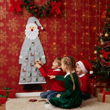 Adventskalender Weihnachtsmann Weihnachtskalender Filz-Adventskalender