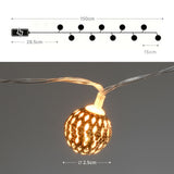 Marokkanische LED Lichterkette 1.5m Orientalische Deko Beleuchtung