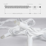 LED Lichterkette 4.4m Gartenbeleuchtung Weihnachtsdeko Outdoor-Lichter