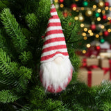 4er-Set Hängender Wichtel Weihnachtswichtel Gnom Weihnachtsdekoration