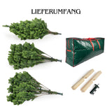 Weihnachtsbaum 150cm mit Tasche Christbaum Tannenbaum Tanne Xmas-Baum
