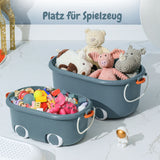 2er-Set Spielzeugkiste Spielzeug-Aufbewahrungsbox Organizer Truhe