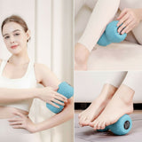 Elektrische Faszienrolle Vibrations-Massagerolle Fitnessrolle Knierolle