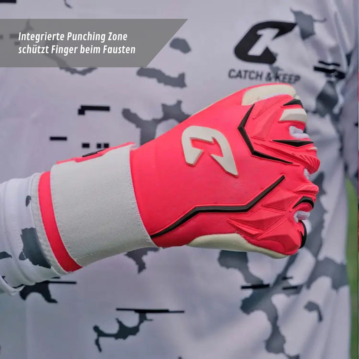 Fussballhandschuhe ViVor Crazy Orange Gr. 9 Torwart Goalie Handschuhe