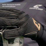 Fussballhandschuhe Invictus Black Gold Gr. 7 Torwart Goalie Handschuhe