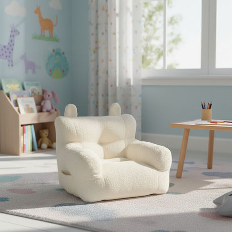 Kindersessel mit Ohren Mini-Sessel Kuschelsessel für Kinder Sitzsack