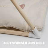 Spielzelt mit Lampe Kinderzelt Kuschelzelt Tipi für Kinder Indoor-Zelt