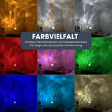 LED-Stimmungslicht Aurora-Lampe Effekt-Tischlampe Dekotischleuchte