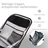 2in1 Kinderwagenkoffer Buggy Trolley Hartschalenkoffer Handgepäck